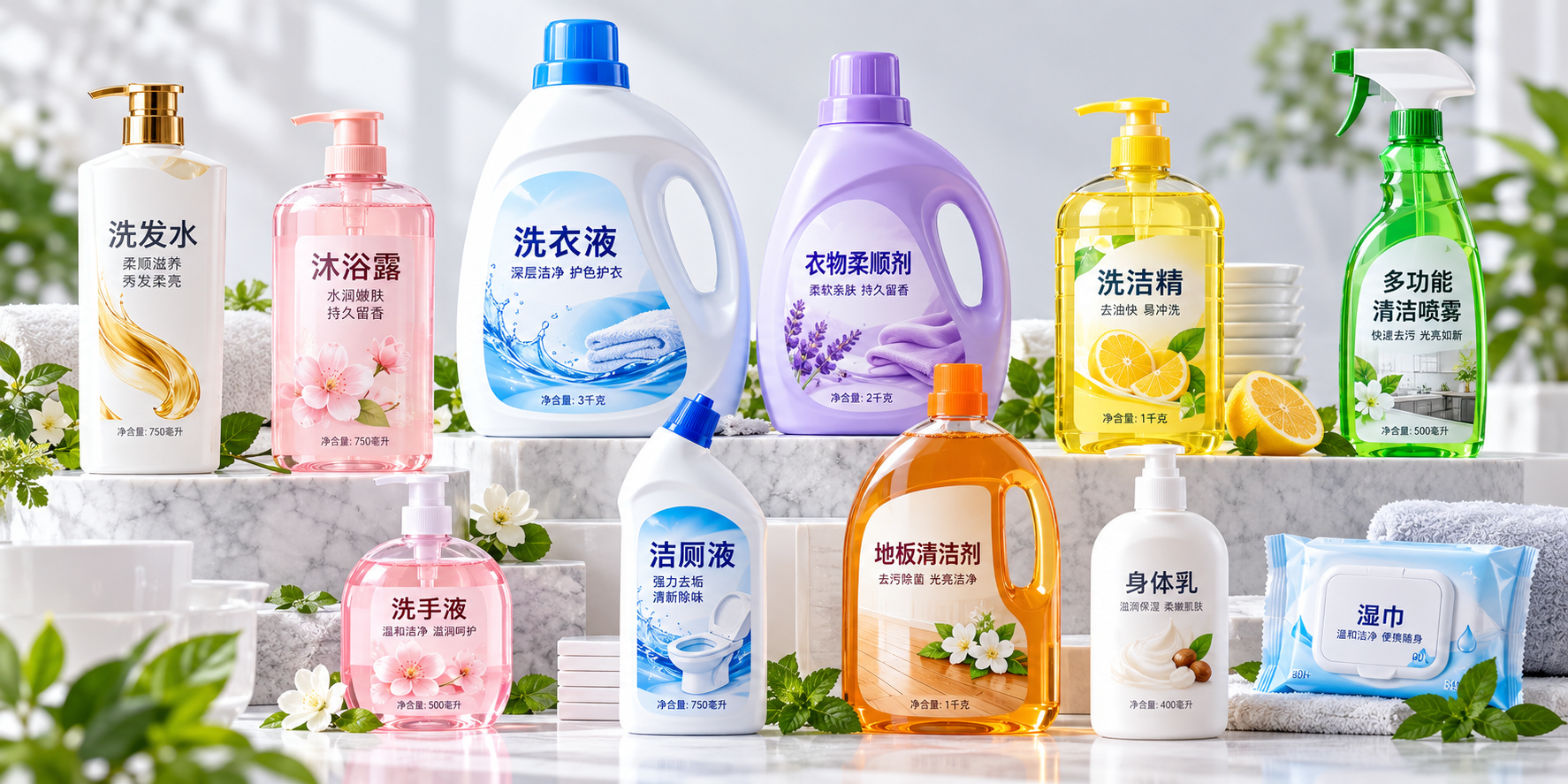 日化洗涤用品包装贴标方案